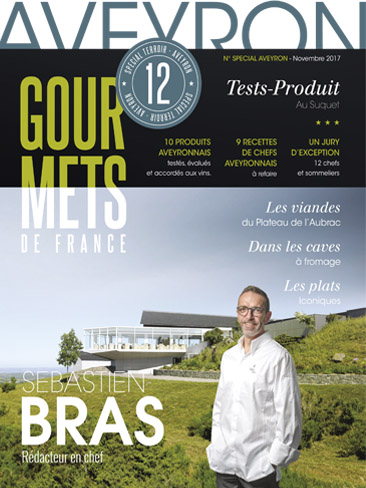 couverture du magazine gourmets de france special aveyron