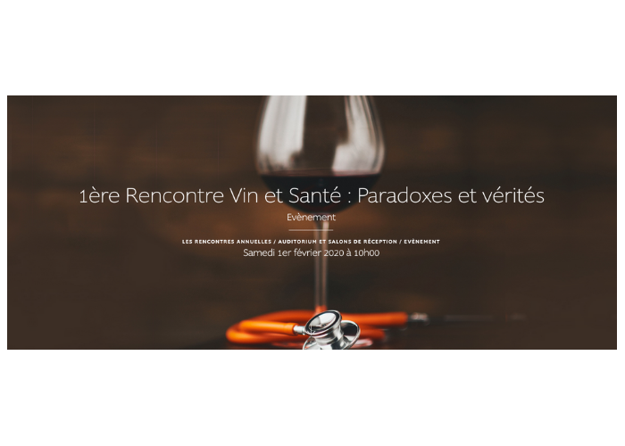 Rencontre santé vin Bordeaux