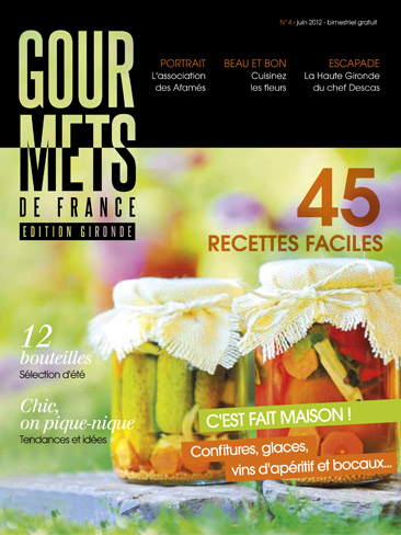 couverture du magazine gourmets de france 4