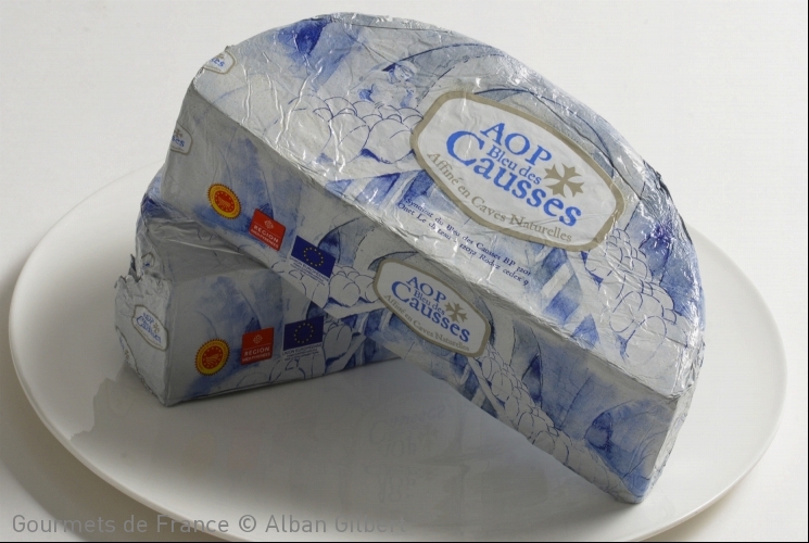 photo du fromage aop bleu des causses